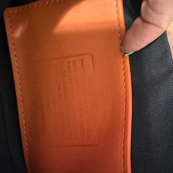 Orange Coach wristlet - Picture 4 of 5